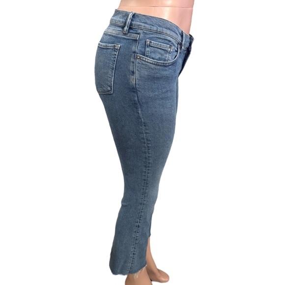 All Saints Blue Flare Wide Leg Jeans - Picture 5 of 16